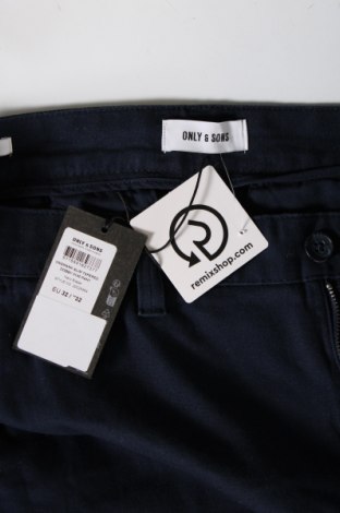 Pantaloni de bărbați Only & Sons, Mărime M, Culoare Albastru, Preț 102,90 Lei