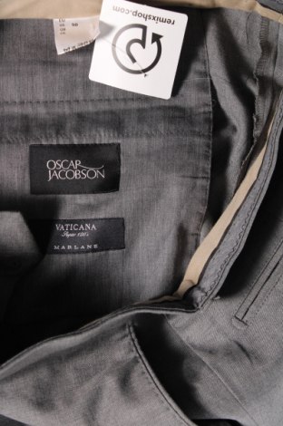 Ανδρικό παντελόνι Oscar Jacobson, Μέγεθος L, Χρώμα Γκρί, Τιμή 54,67 €