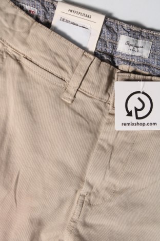 Pantaloni de bărbați Pepe Jeans, Mărime M, Culoare Bej, Preț 184,21 Lei