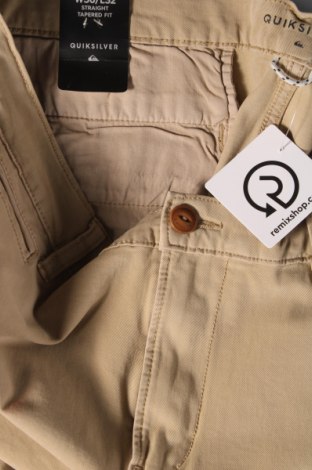 Ανδρικό παντελόνι Quiksilver, Μέγεθος XL, Χρώμα  Μπέζ, Τιμή 21,57 €