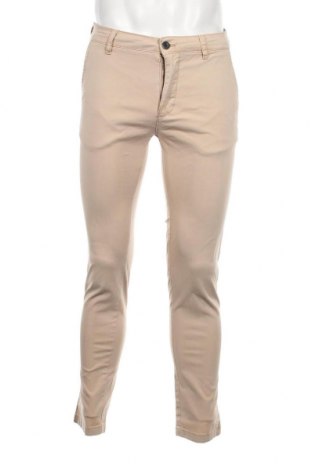 Мъжки панталон Zara, Размер M, Цвят Бежов, Цена 16,20 лв.