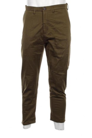 Pantaloni de bărbați Zara, Mărime M, Culoare Verde, Preț 35,53 Lei