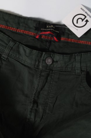 Pánské kalhoty  Zara, Velikost L, Barva Zelená, Cena  168,00 Kč