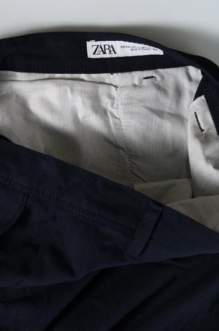 Мъжки панталон Zara, Размер L, Цвят Син, Цена 27,00 лв.