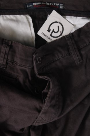 Мъжки панталон Zara, Размер S, Цвят Кафяв, Цена 8,91 лв.