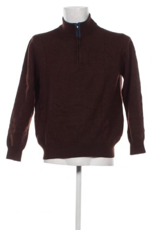 Мъжки пуловер, Размер L, Цвят Кафяв, Цена 17,40 лв.