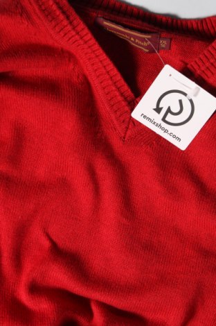 Ανδρικό πουλόβερ Abercrombie & Fitch, Μέγεθος XXL, Χρώμα Κόκκινο, Τιμή 31,06 €