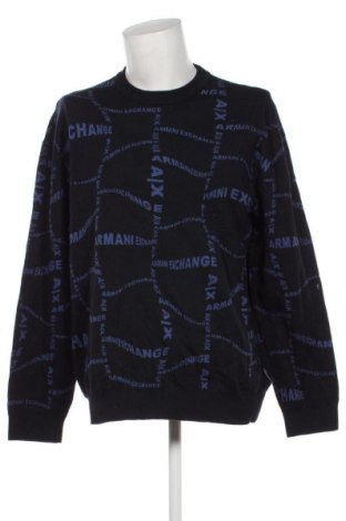 Ανδρικό πουλόβερ Armani Exchange, Μέγεθος XL, Χρώμα Μπλέ, Τιμή 63,09 €