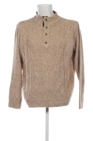 Ανδρικό πουλόβερ Atlas For Men, Μέγεθος XL, Χρώμα  Μπέζ, Τιμή 5,02 €