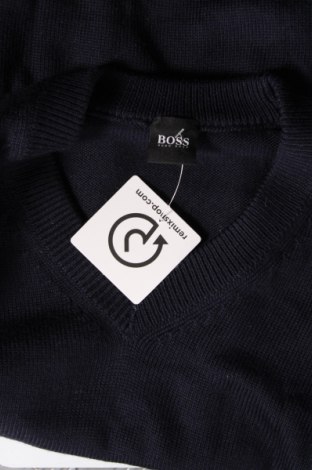 Ανδρικό πουλόβερ BOSS, Μέγεθος S, Χρώμα Μπλέ, Τιμή 79,66 €
