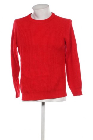 Ανδρικό πουλόβερ Bershka, Μέγεθος M, Χρώμα Κόκκινο, Τιμή 10,76 €