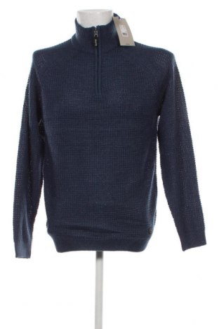 Ανδρικό πουλόβερ Blend, Μέγεθος L, Χρώμα Μπλέ, Τιμή 17,86 €
