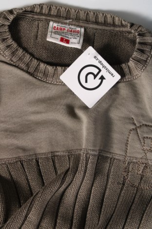 Ανδρικό πουλόβερ Camp David, Μέγεθος L, Χρώμα Γκρί, Τιμή 31,06 €