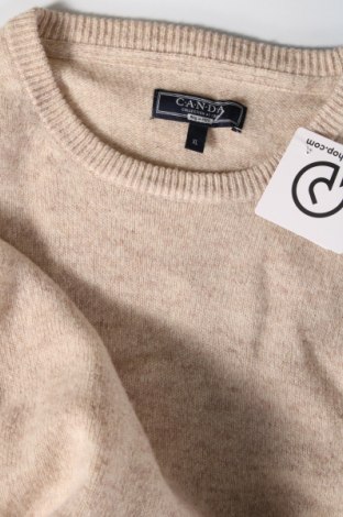 Ανδρικό πουλόβερ Canda, Μέγεθος XL, Χρώμα  Μπέζ, Τιμή 9,69 €