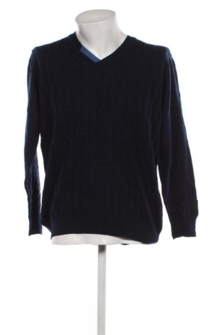 Мъжки пуловер Carlo Colucci, Размер M, Цвят Син, Цена 37,20 лв.