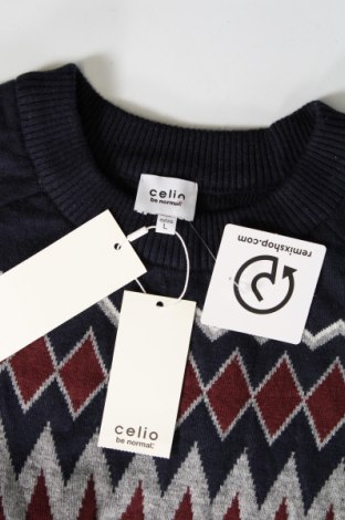 Ανδρικό πουλόβερ Celio, Μέγεθος L, Χρώμα Μπλέ, Τιμή 9,96 €