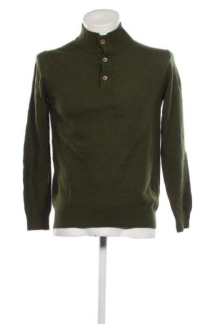 Ανδρικό πουλόβερ Cortefiel, Μέγεθος M, Χρώμα Πράσινο, Τιμή 21,03 €