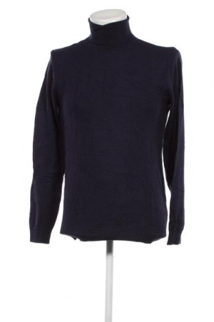 Ανδρικό πουλόβερ Cotton&silk, Μέγεθος XL, Χρώμα Μπλέ, Τιμή 5,74 €