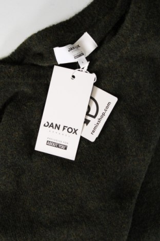 Męski sweter Dan Fox X About You, Rozmiar L, Kolor Zielony, Cena 55,99 zł