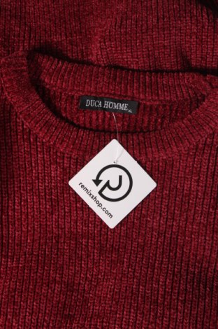 Мъжки пуловер Duca, Размер XL, Цвят Червен, Цена 61,00 лв.