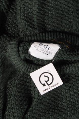 Pánsky sveter  Edc By Esprit, Veľkosť XL, Farba Zelená, Cena  9,83 €