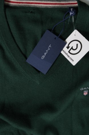 Męski sweter Gant, Rozmiar XL, Kolor Zielony, Cena 299,06 zł