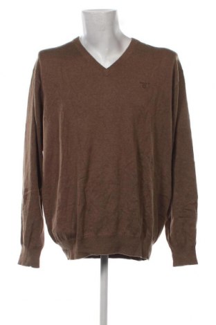 Мъжки пуловер Gant, Размер 3XL, Цвят Кафяв, Цена 51,84 лв.