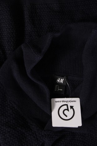 Мъжки пуловер H&M, Размер M, Цвят Син, Цена 15,66 лв.