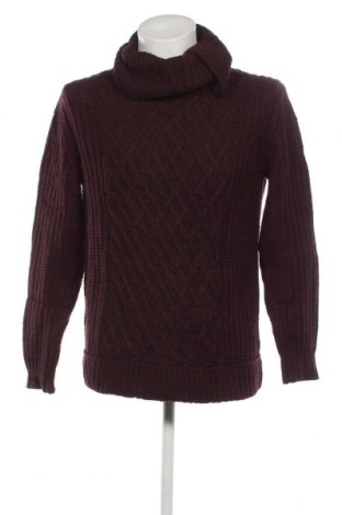 Мъжки пуловер H&M, Размер L, Цвят Червен, Цена 29,00 лв.