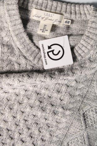 Męski sweter H&M, Rozmiar L, Kolor Szary, Cena 41,79 zł