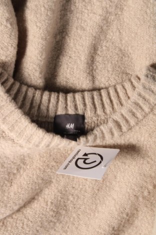 Męski sweter H&M, Rozmiar L, Kolor Beżowy, Cena 31,33 zł