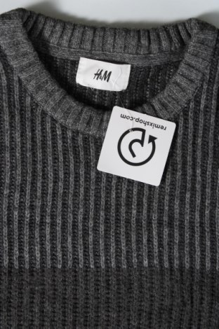 Мъжки пуловер H&M, Размер M, Цвят Сив, Цена 10,44 лв.