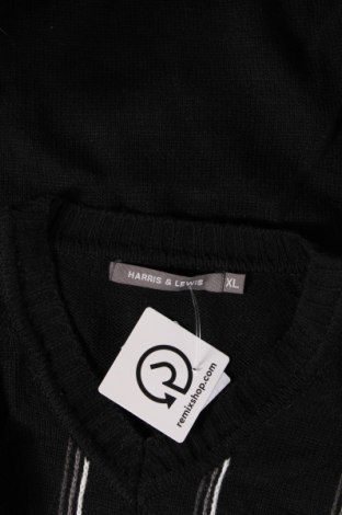Мъжки пуловер Harris & Lewis, Размер XL, Цвят Черен, Цена 12,16 лв.