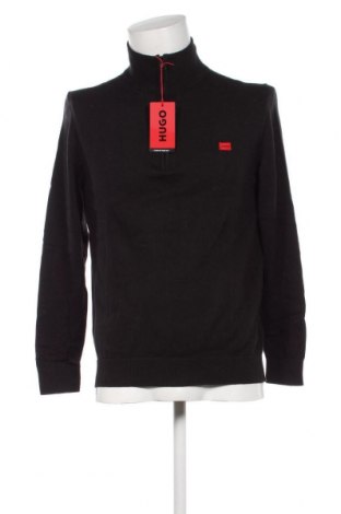 Мъжки пуловер Hugo Boss, Размер L, Цвят Черен, Цена 254,00 лв.
