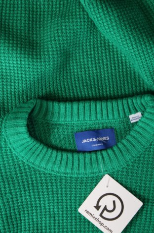 Herrenpullover Jack & Jones, Größe L, Farbe Grün, Preis 11,51 €