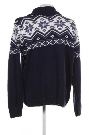 Мъжки пуловер John Baner, Размер XXL, Цвят Син, Цена 14,50 лв.