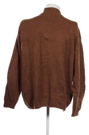 Мъжки пуловер Kitaro, Размер 4XL, Цвят Кафяв, Цена 29,00 лв.