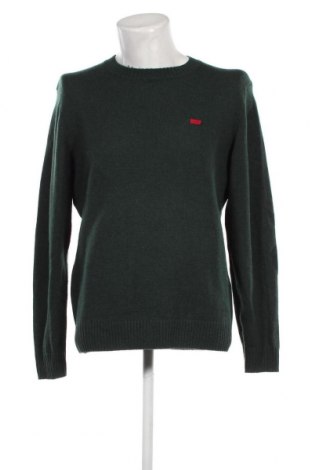 Мъжки пуловер Levi's, Размер L, Цвят Зелен, Цена 84,00 лв.