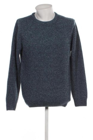 Мъжки пуловер Marks & Spencer, Размер L, Цвят Син, Цена 27,00 лв.