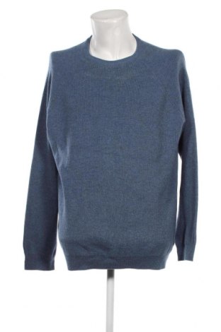 Мъжки пуловер Marks & Spencer, Размер XXL, Цвят Син, Цена 15,39 лв.