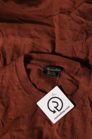 Мъжки пуловер Massimo Dutti, Размер M, Цвят Кафяв, Цена 27,90 лв.