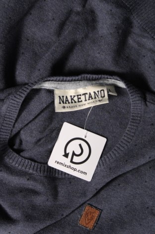Мъжки пуловер Naketano, Размер L, Цвят Син, Цена 62,21 лв.