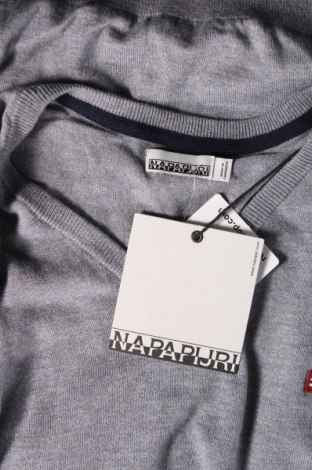 Мъжки пуловер Napapijri, Размер XXL, Цвят Сив, Цена 65,28 лв.