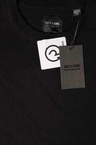 Ανδρικό πουλόβερ Only & Sons, Μέγεθος L, Χρώμα Μαύρο, Τιμή 9,72 €