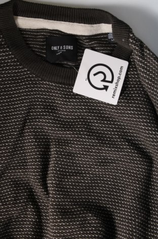 Ανδρικό πουλόβερ Only & Sons, Μέγεθος L, Χρώμα Πράσινο, Τιμή 9,69 €