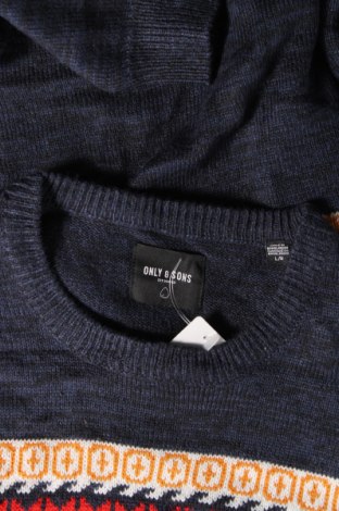 Pánsky sveter  Only & Sons, Veľkosť L, Farba Modrá, Cena  16,44 €