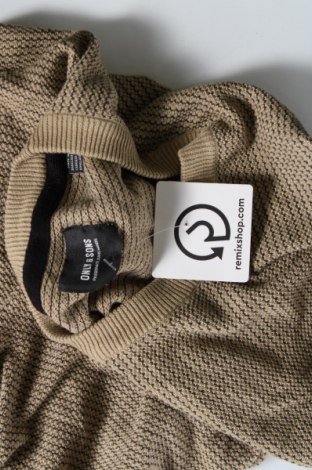 Ανδρικό πουλόβερ Only & Sons, Μέγεθος XXL, Χρώμα  Μπέζ, Τιμή 5,02 €