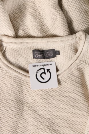 Ανδρικό πουλόβερ Originals By Jack & Jones, Μέγεθος L, Χρώμα  Μπέζ, Τιμή 11,36 €