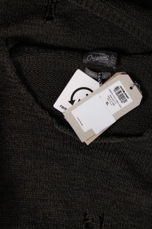 Ανδρικό πουλόβερ Originals By Jack & Jones, Μέγεθος XL, Χρώμα Πράσινο, Τιμή 25,72 €