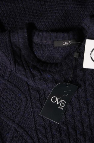 Ανδρικό πουλόβερ Oviesse, Μέγεθος S, Χρώμα Μπλέ, Τιμή 9,01 €